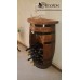 MEZZA Botte 100 litri portabottiglie cantinetta 10 bottiglie PBM